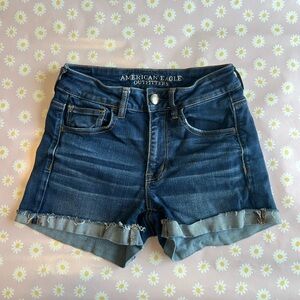 American Eagle Outfitters Blue Jean Shorts Classic Cut